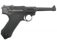 Пневматический пистолет Stalker STL (Luger P08) 4,5 мм (металл, 95 м-с, Blowback) вид сбоку