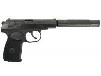 Пневматический пистолет МР-654К-20 (ПМ, Макарова) 4,5 мм Тюнингованый вид сбоку