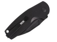 Нож Sog Stout SJ Blackout Steel Cryo D2, вид №2