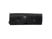 Патронташ двухрядный Хольстер 25 лет на 22 патрона 12 калибра (черный, кожа)