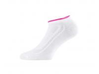Носки Lasting ARA 003 белый с розовой полоской (2 пары, размер M)