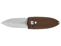 Нож Bestech BG57A-3 Ququ (коричневая G10, 14C28N Satin)