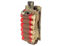 Подсумок Wartech MP-115-MCN Шелл для патронов 12, 16, 20 калибра вытяжной липучка (Multicam)