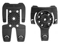  Кобура Stich Profi Альфа для ПМ, ПММ с креплением краб, MOLLE (Black) - комплект кпеплений