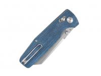 Нож Bestech Slasher (рукоять синяя микарта, клинок D2, stonewash), вид №2