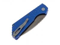 Нож Pro-Tech Strider PT Plus (синяя рукоять Gridlock, серый клинок CPM-Cruwear), вид №2