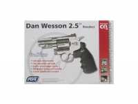 упаковка пневматического револьвера ASG Dan Wesson 2.5 серебристый Silver