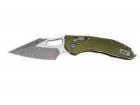 Нож Microtech Stitch Ram-Lok S-E (зеленая алюминиевая рукоять, серый клинок М390)