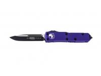 Нож Microtech UTX-85 S-E (фиолетовая рукоять, клинок M390, satin)