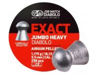 Пули пневматические JSB Exact Jumbo Heavy Diabolo 5,5 мм 1,175 грамма (250 штук)