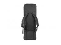 Кейс ShotTime тактический для оружия (6 карманов, черный), вид с рюкзачными лямками