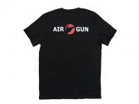Футболка черная AIR-GUN размер XXXXL вид сзади