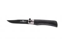 Нож Antonini Old Bear Total Black M (рукоять черный ламинат, сталь W1.4060, PTFE)