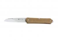 Нож Fox Knives FFX-VP130 OT Vulpis (латунная рукоять, satin, клинок M390)