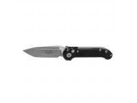 Нож Microtech MT_1136-10 Ludt T-E Gen 3 (черная алюминиевая рукоять, stonewash клинок M390)