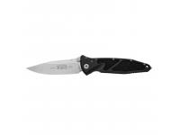 Нож Microtech MT_160-10 Socom Elite (черная алюминиевая рукоять, stonewash клинок M390)