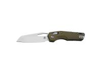 Нож Microtech MSI Ram-Lok (зеленая алюминиевая рукоять, Stonewash клинок)
