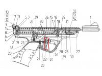 Крючок спусковой MP-53 2 на схеме