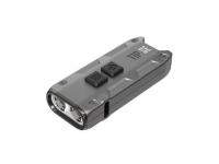 Фонарь-брелок Nitecore TIP SE Gray светодиодный USB зарядка, 700 lm