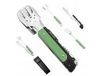 Набор для барбекю Roxon S601 компактный, 6 в 1 (зеленый) Набор для барбекю Roxon S601 компактный, 6 в 1 (зеленый)