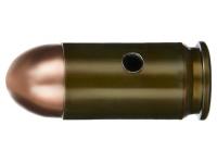 Макет патрона БПЗ BZ250514 учебный патрон 9mm Makarov (9x18) пуля FMJ, стальная гильза