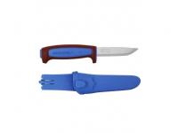 Нож Morakniv Basic 511 2025 (красный с синей вставкой)