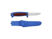 Нож Morakniv Basic 546 2025 (синий с красной вставкой)