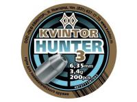 Пули пневматические Квинтор Hunter No3 6,35 мм, 3,4 г (200 штук)