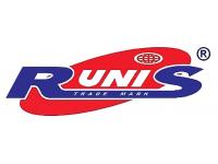 Ведро Runis 6-280 рифленое, с крышкой 15 л (пищевой пластик, графит)