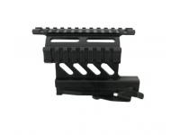 Кронштейн боковой MK04 для АК, Сайга с планкой Weaver сверху и сбоку (алюминий)