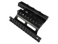 Кронштейн боковой MK04 для АК, Сайга с планкой Weaver сверху и сбоку (алюминий) вид №3