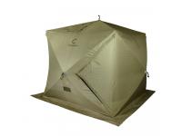 Баня-палатка Следопыт Куб 2,15x2,15x2,05 м (1 слой, олива), вид №2