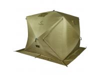 Баня-палатка Следопыт Куб 2,15x2,15x2,05 м, утепленная (3 слоя, олива), вид №2