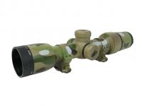 Оптический прицел Jager 1.5-6x42 мультикам на кольцах вид №1