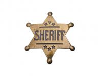 Значок шерифа США TG-Sheriff шестиконечная звезда (бронза)