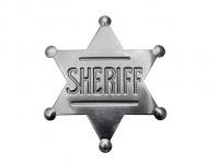 Значок шерифа США TG-Sheriff шестиконечная звезда (черный)
