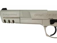 Пневматический пистолет вальтер Umarex Walther CP88 Competition nickel 4,5 мм вид №5