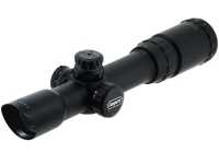 Оптический прицел Leapers Accushot 1-4.5X28 30mm, подсв.36цв., шаг 1/2,, Circle Dot, выгр.сетка, кольца (SCP3-145IECDQ)