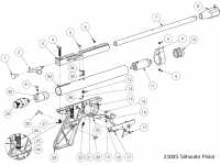 взрыв схема к пневматическому пистолету Crosman 2300S