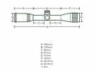 Оптический прицел Leapers 4x32 без подсветки, 25.4 мм, (SCP-U432AOW) - вид №1