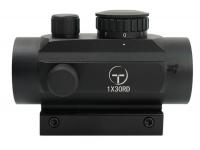 Коллиматорный прицел Target Optic 1x30 закрытого типа на Weaver, подсветка точка