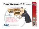 Пневматический револьвер ASG Dan Wesson 2,5 GOLD 4,5 мм