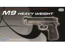 Пистолет ASG M9 HW, металл, грин газ, blowback (11112) вид №6