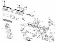 взрыв схема к пневматическому пистолету Umarex Walther PPQ