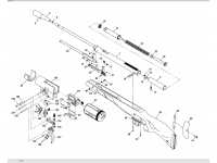 Пневматическая винтовка Diana 470 F Target Hunter 4,5 мм взрыв-схема