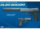 Пистолет ASG DL60 Socom пружинный (15918)