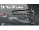 Пистолет ASG STI Tactical Master, грин газ, blowback (17181)