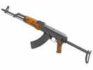 Страйкбольная модель автомата АКМС (RK-10)(Kalash Airsoft) 6 мм (BY-010A)