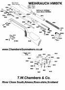 Пневматическая винтовка Weihrauch HW 97K 4,5 мм 