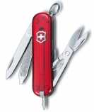 Нож – брелок SIGNATURE Ruby, 58 мм, полупрозрачный красный (0.6225.t) - вид №2